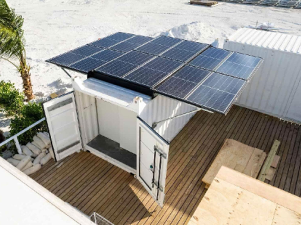 Solar Power Containers for Catu daya yang disediakan sendiri