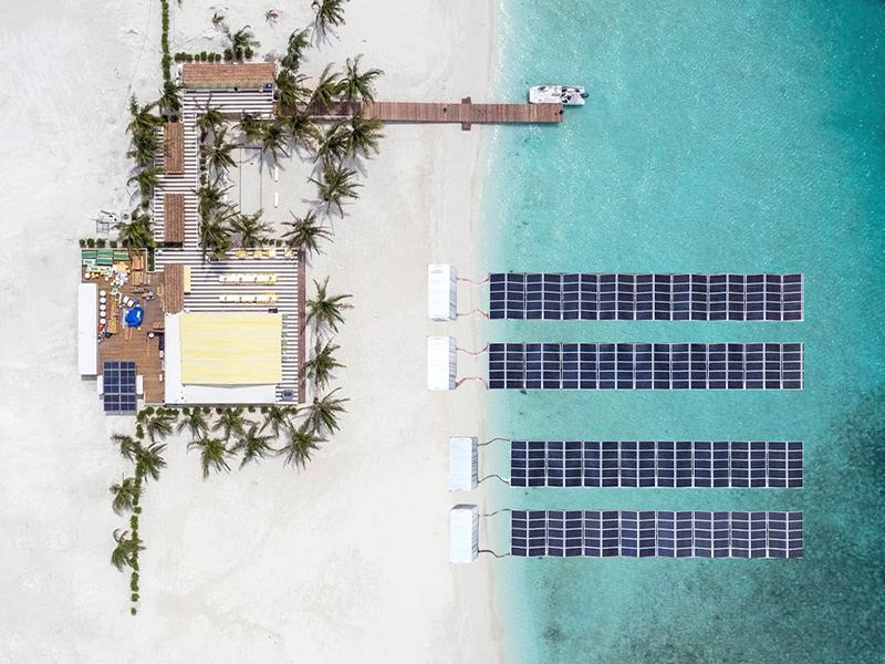 Kontainer PV Surya (Tipe Apung)